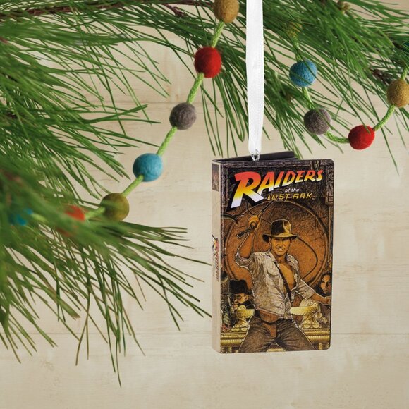 Hallmark Indiana Jones VHS Tape Christmas Tree Ornament - Picture 10 of 10